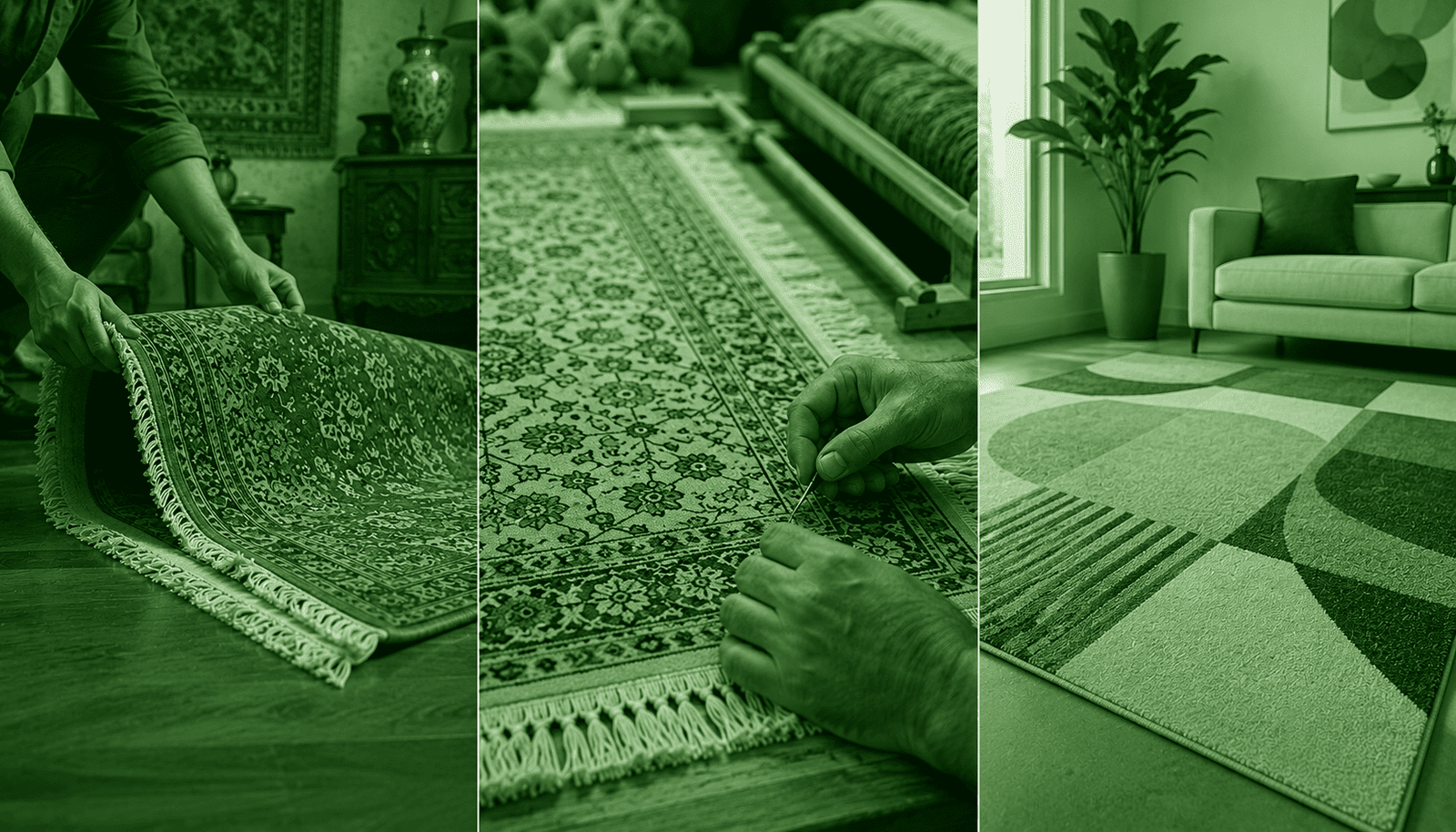 Handmade, antique and modern rugs